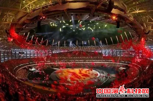 Theater building stage lighting elements