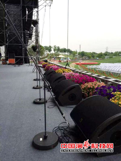 扩声及录音系统的设计“辰山草地广播音乐节”效果图
