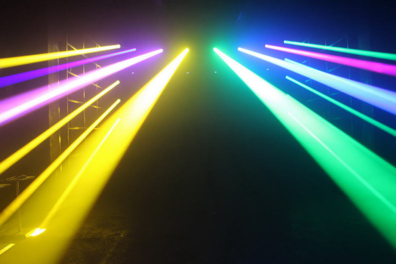 光束灯和摇头灯的实际应用？效果图