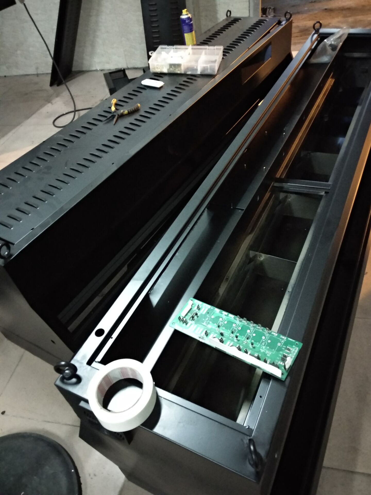 雾屏影院和生产实物展示效果效果图