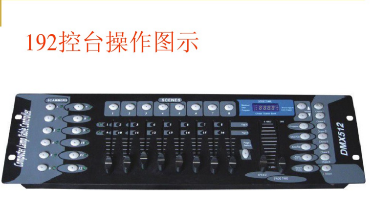 新手如何控制192控台?效果图