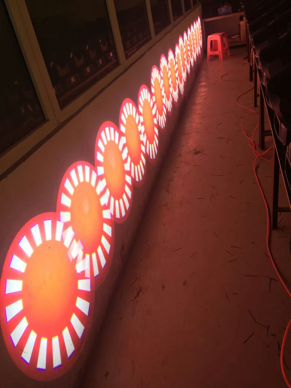 350W不防水光束灯应用效果图