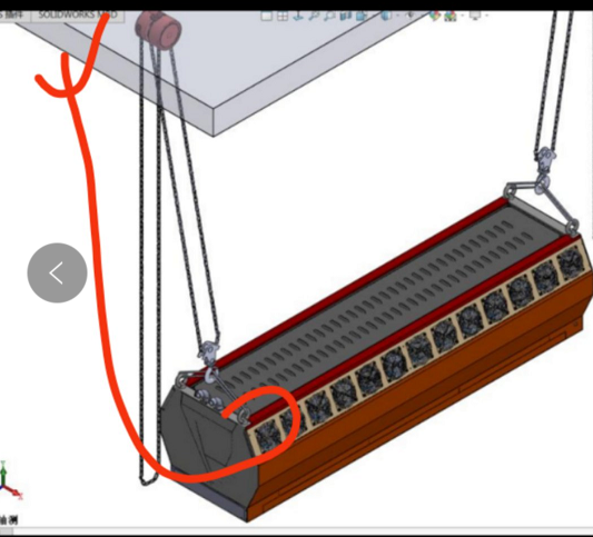 3D雾幕机立体安装展示图效果图